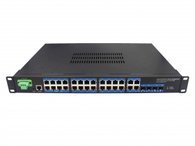 管理型千兆 4光24-M 電工業(yè)級(jí)交換機(jī)