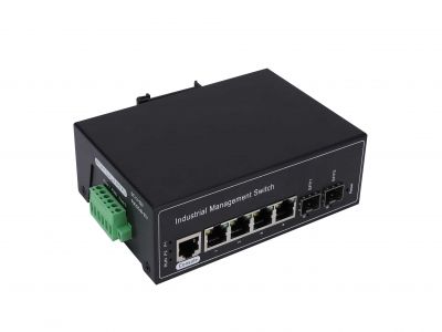 鋼合金工業級M系列管理型千兆2光4電SFP